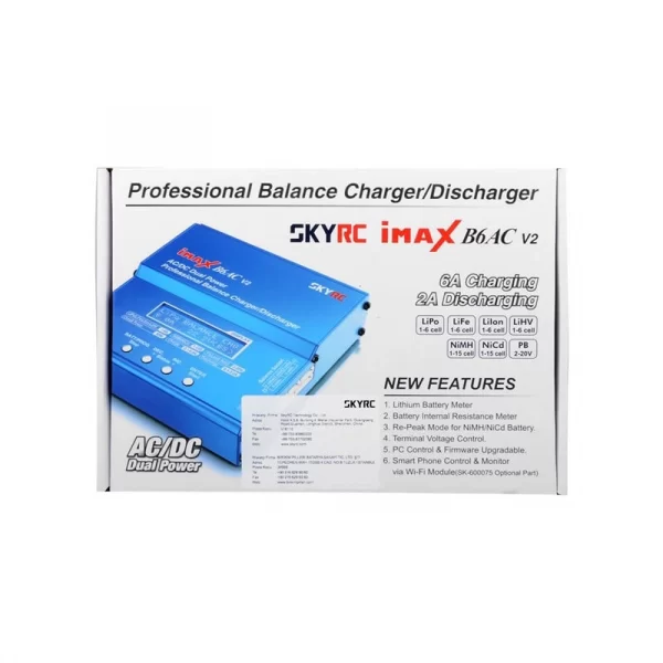 SkyRC Imax B6AC v2 LiPoLiFeLi-ionNi-MhNi-Cd Pil Şarj Cihazı 1